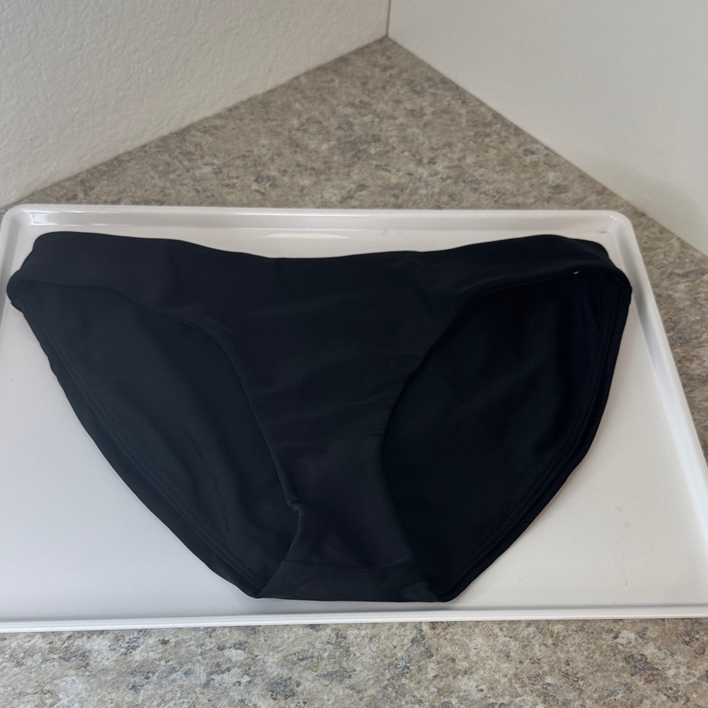 Mikoh Elegant Black Swim Bottom- size S